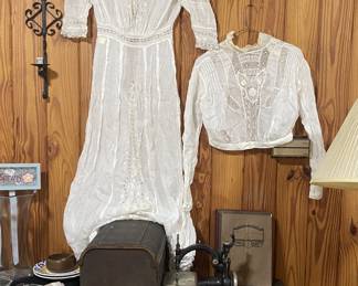 early 1900's dress and blouse