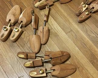 men's shoe trees from Neiman Marcus, Parisians and Nordstroms