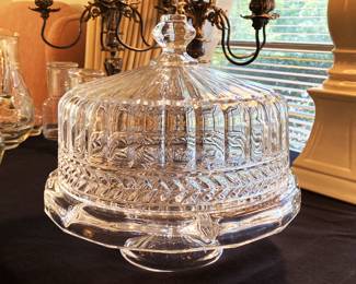 Godinger Shannon crystal 4-in-1 cake dome