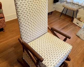 antique platform rocker