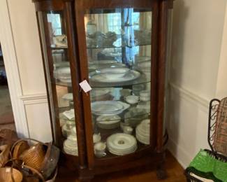 oak china cabinet