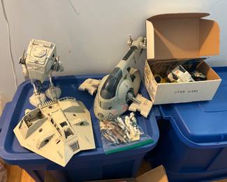 vintage 1970s - 1980s Star Wars toys