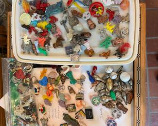 vintage Cracker Jack and gum ball prizes