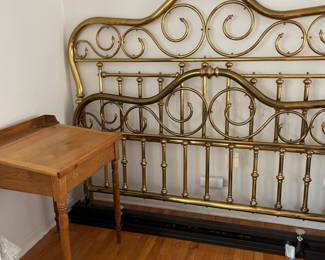 Charles P. Rogers brass bed