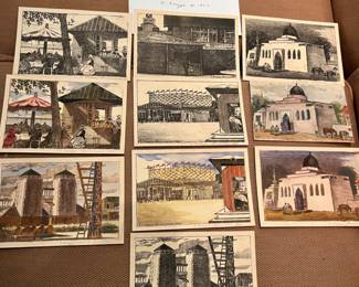 1923 signed woodblock prints