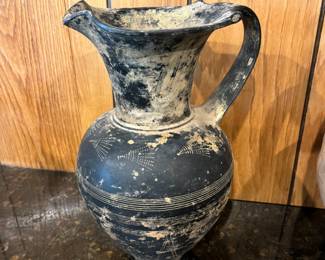 Etruscan Bucchero pitcher