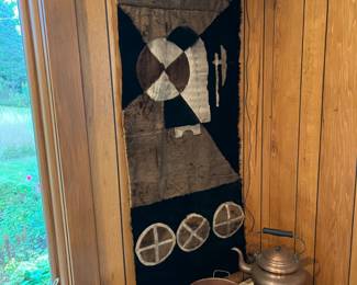 woven vintage wall hanging