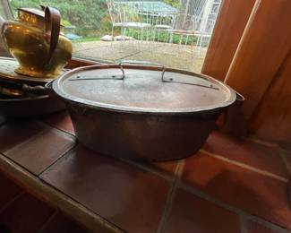 antique copper poacher