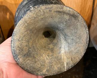 Etruscan bucchero chalice