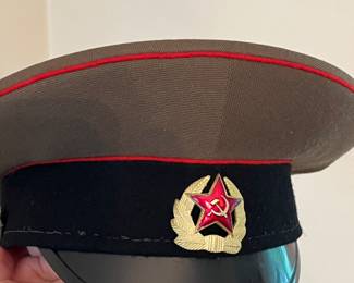 vintage Soviet Union military hat