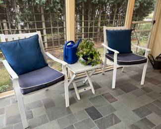 metal patio chairs