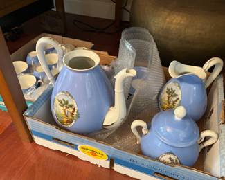 lots of vintage and antique china