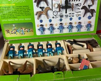 vintage Playmobil Calvary set in box