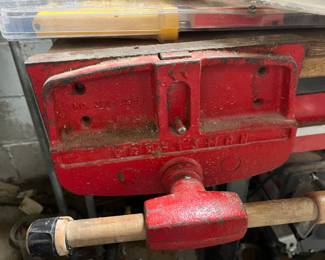 vintage under mount Craftsman vise