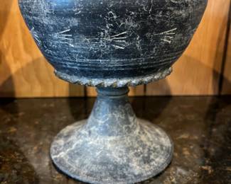 Etruscan bucchero chalice