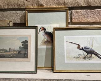 antique book plates - animal prints