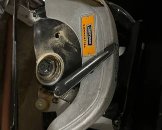 Craftsman, Black & Decker, Makita power tools, saws, and shop tools, including a radial arm saw sold for parts