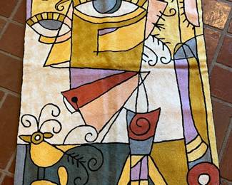 Cubist large floor pillow cover