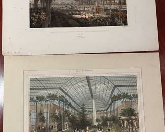 antique etchings