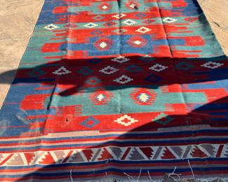 Kilim - has a few holes 