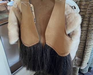Horse hair vest!  What to wear to
 burning man?