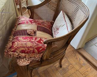 4 chairs -some issues with the caning