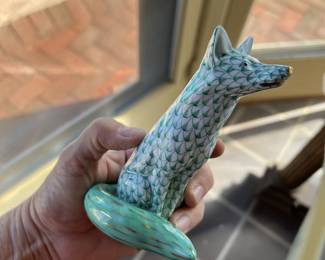 Herend Animals - including hippo and fox 