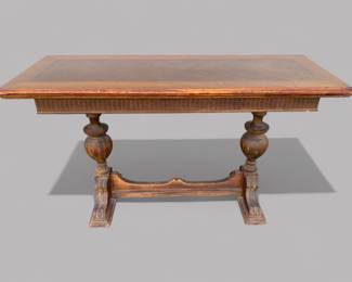 Library Table. CONDITION: wear to corner