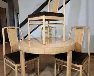 1 MCM Drexel Herritage Dininng Room Table and Chairs