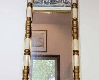 2 Vintage Federal Style Split Mirror.
