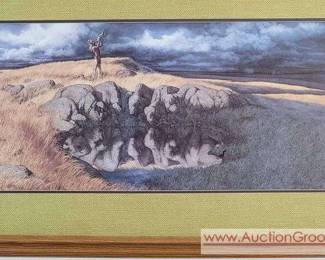 1 Tralling the Buffalo Bev Doolittle