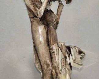 1 Longo Cerva Porcelain Sculpture of a Trumpet Player.