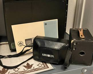 8 mm reel, vintage cameras