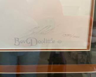 Bev Doolittle signature