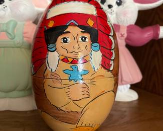 Nesting doll with 10 little Indians