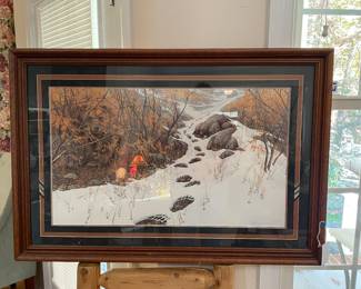 Signed Bev Doolittle Litho “Double Back”