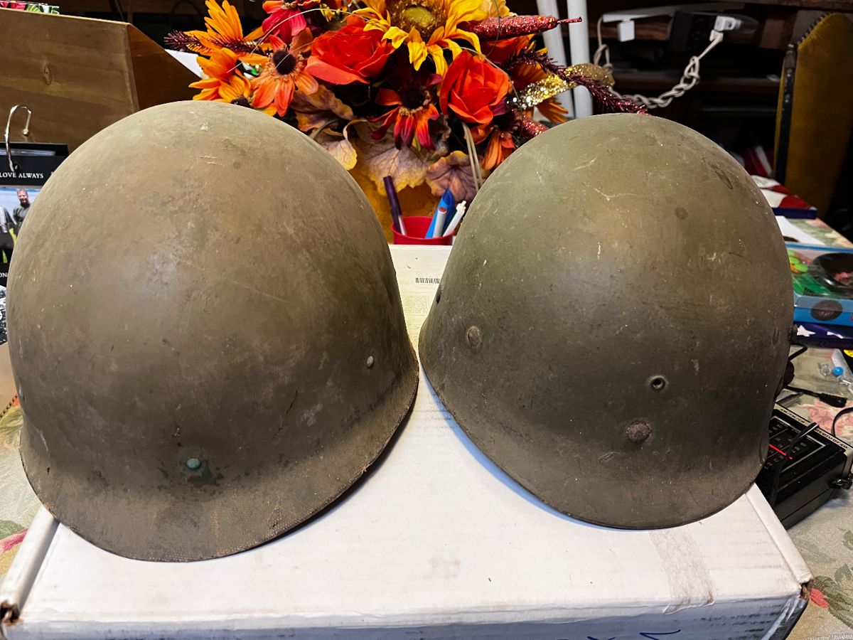 WWII Military Helmuts