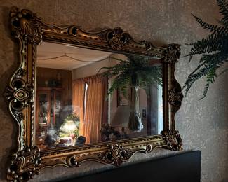 Vintage Gold Guild Wall Mirror