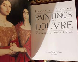 “Paintings In The Louvre” by Lawrence Gowing - Coffee Table Book.
