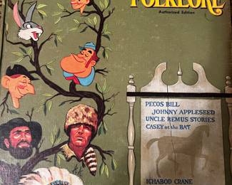 Walt Disney American Folklore 1st Edition Book.