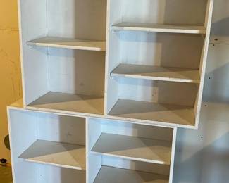 Plywood Frame with Pressed Wood Shelves