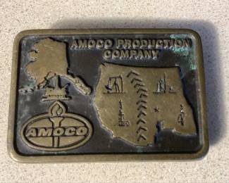 Amoco Belt Buckle