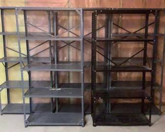 Five Metal Shelves