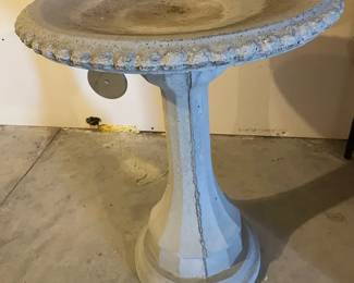 Concrete Birdbath