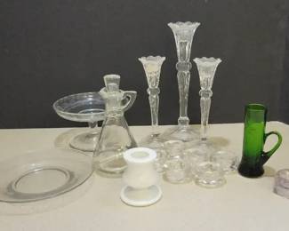 Glass Candle Holders
