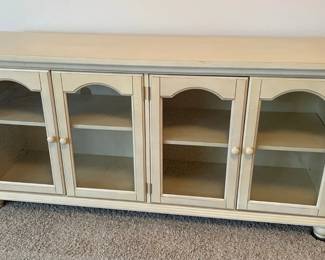 002 Credenza with Glass Doors