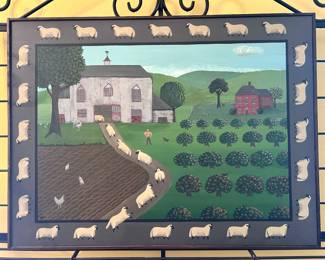 Barbara Chipman Moment "The Crow's View" Acrylic on Canvas