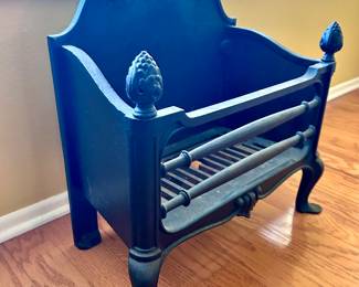 Antique Cast Iron Fire Grate