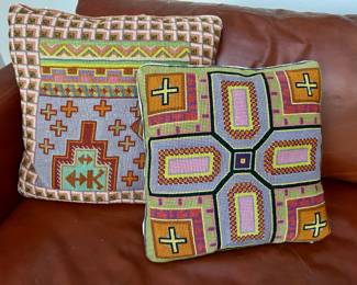 1970's Needlepoint Pillows