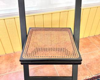 Aldo Jacober for Bazzani Black Lacquer Italian Folding Chair
